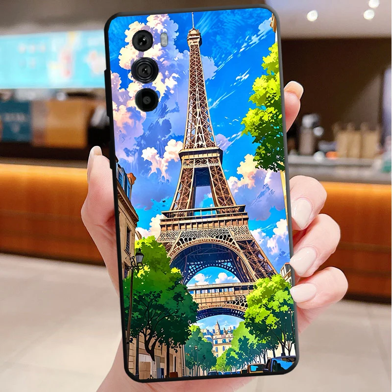 

Paris Funda Phone Case For Motorola Edge 50 40 Pro 60 50 40 30 Ultra Neo Fusion Moto G Play G Stylus G Power G