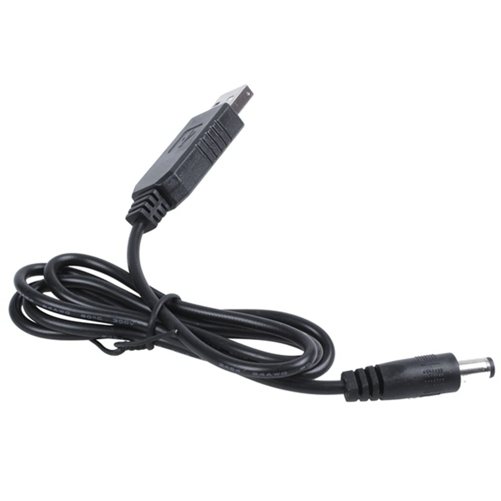 Convertitore modulo da 5V a DC 12V 2.1Mm X 5.5Mm connettore maschio a barilotto cc spina del cavo di alimentazione Jack, cavo da USB a cc-1M