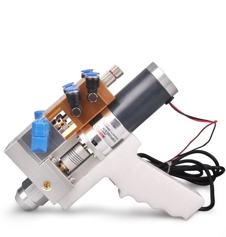 epoxy resin two-component glue gun Ab glue dynamic electric stirring, mixing dispensing valve hand-held filling valve