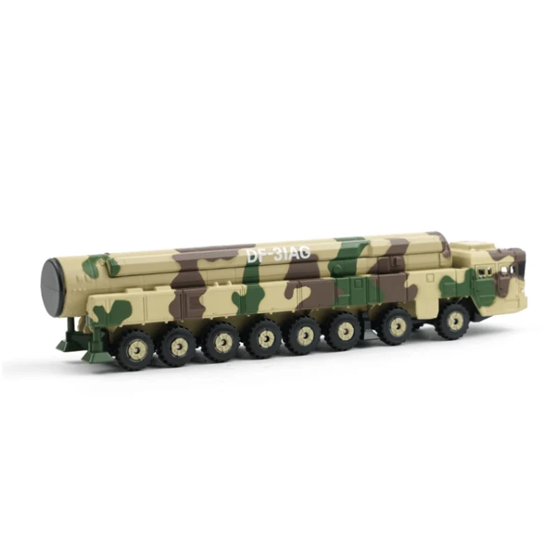 XCARTOYS Diecast 1:100 Scale Alloy DF-31 Nuclear Missile Vehicle Model Finished Product Simulation Toy Static Model Display