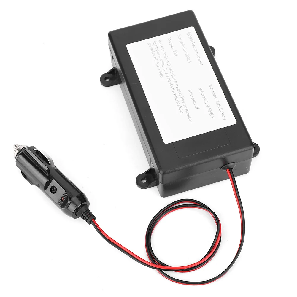 

Car 10W DC12V 1000mg/h 3L/min Air Ozonizer for Odor Elimination Air Freshing with Hose