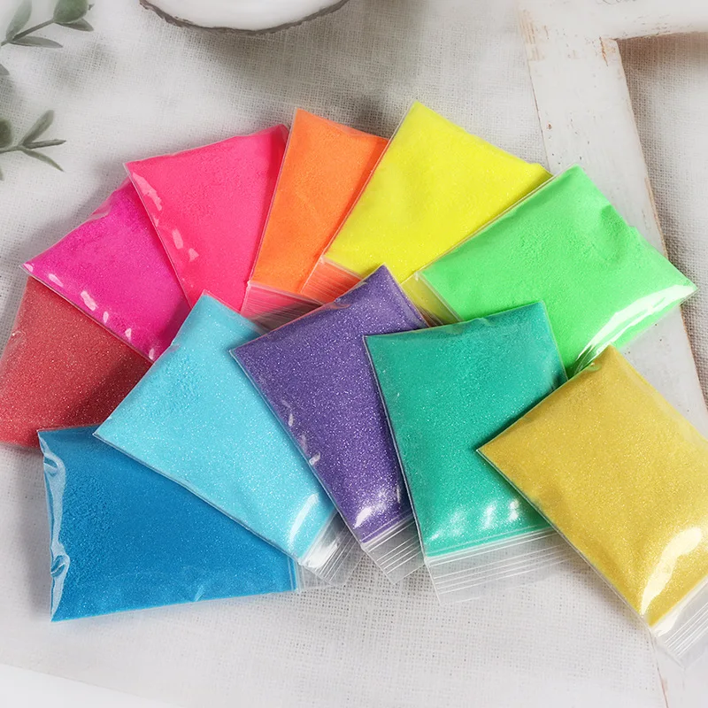 10g Colorful Shiny Candy Sugar Powder For Epoxy Resin Jewelry Making Filler DIY Glitter Design For Nails Art Decoration