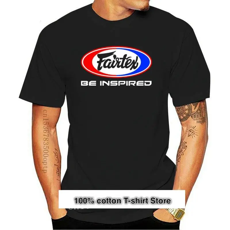 Camiseta de manga corta para hombre, prenda de vestir, con estampado de FAIRTEX BE INSPIRED