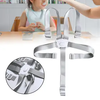 Universal Baby Safety Belt 5 Point Harness Dining Feeding Ch...