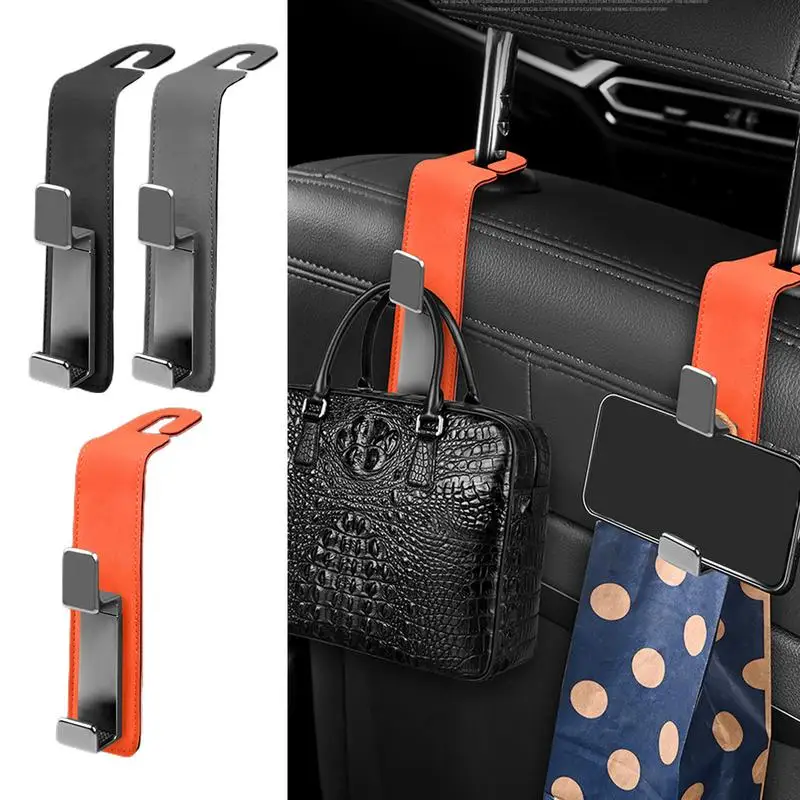 

Car Seat Headrest Hook Auto Back Seat Organizer Hanger Handbag clips vehicle Mobile Phone Holder hooks Car Interior Accessories