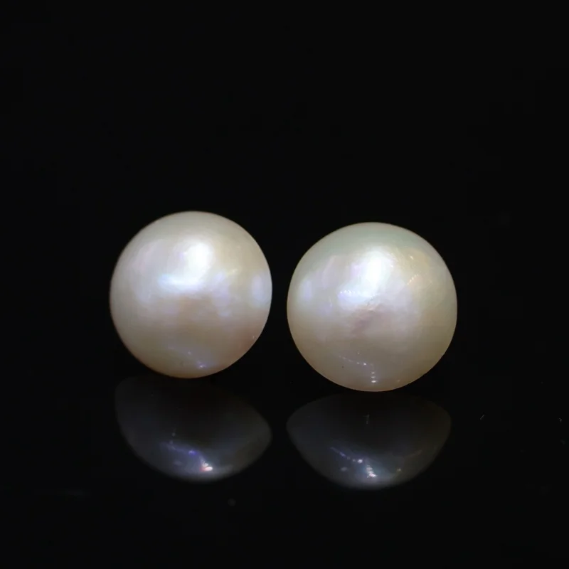 

SGARIT Natural Saltwater Mabe 14k Filled Gold Earrings Ear Pins Dainty Jewelry Women Earrings Waterproof Jewelry