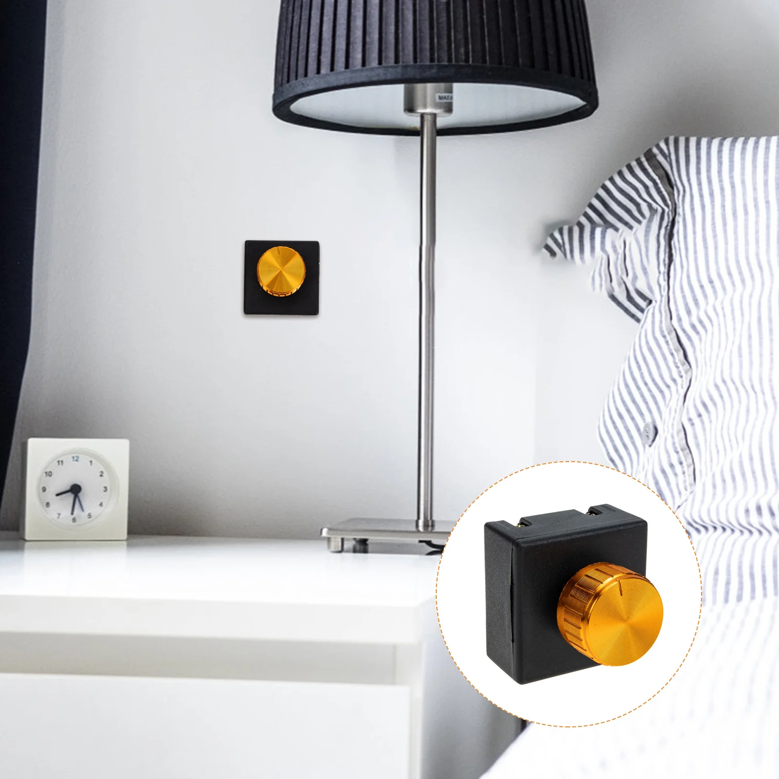 

Bedside Table Lamp Dimmer Switch Professional Control Knob LED Brightness Regulator Desk Light Replacement Brightness Adjustment