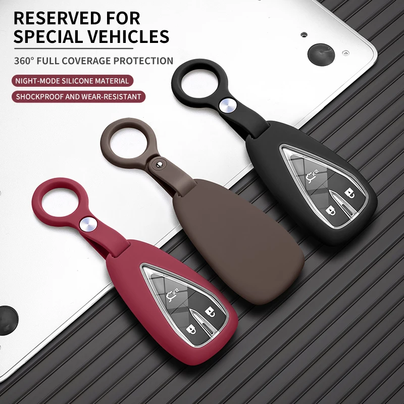 

Liquid Silicone Rubber Car Key Case Cover For Changan S7 S09 SL03 S07 S05 CS35 PLUS CS55PLUS CS75 PLUS Eado UNI-T UNI K