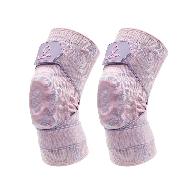 

Rigorer Professional Sports Knee Sleeves - Basketball & Fitness Use, Meniscus Support, Breathable with Adjustable Straps