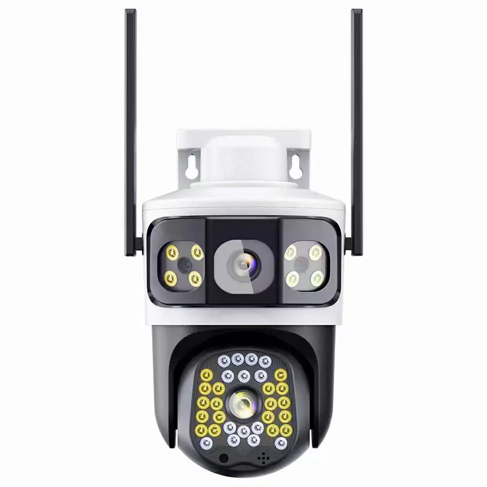 4MP Dual  Lens V380Pro Full Color Wireless PTZ IP Dome Camera AI Humanoid Detection Home Security CCTV Baby Monitor