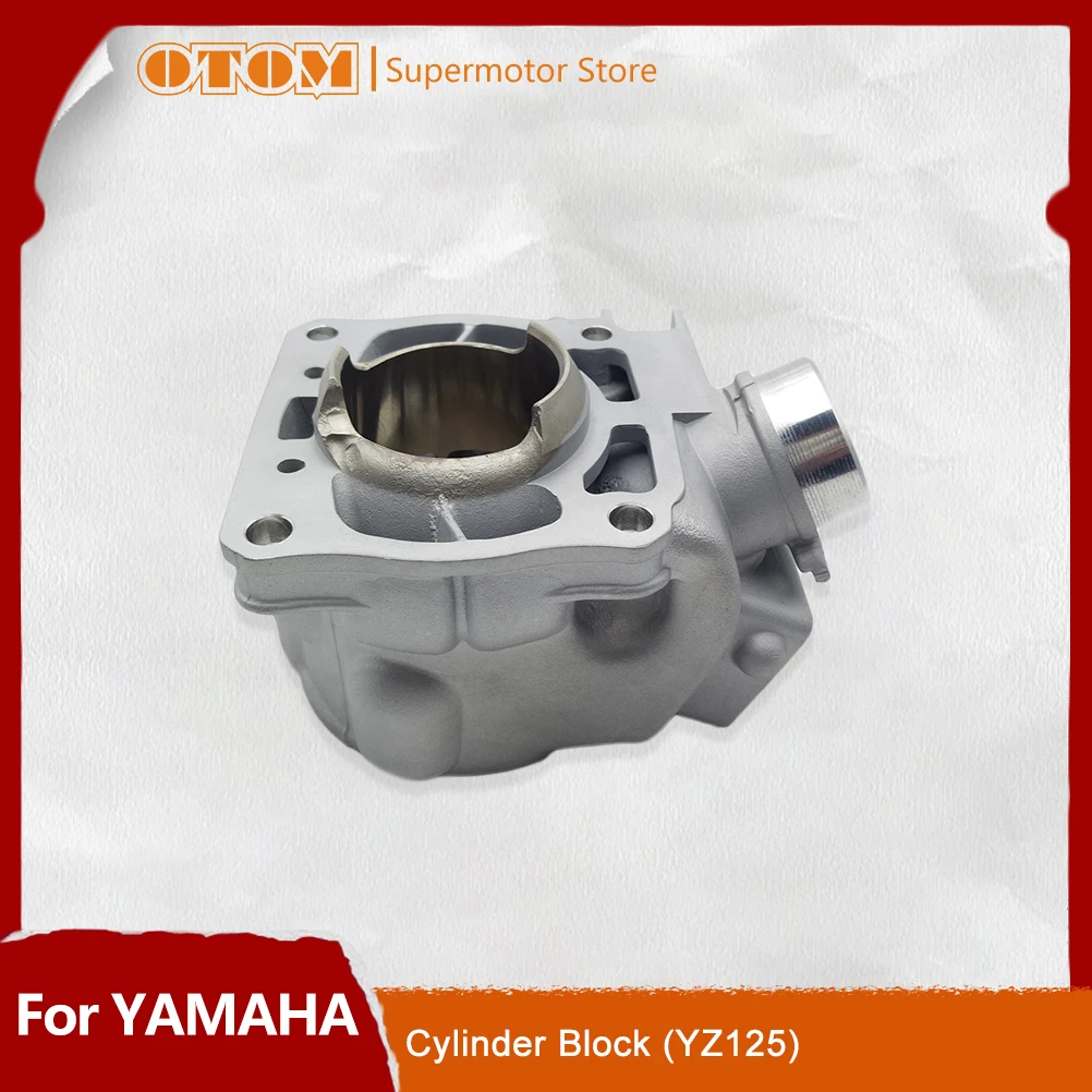 OTOM Motorcycle 54mm Air Cylinder Block For YAMAHA YZ125 2005-2021 YZ125X 2020-2022 Engine Part 2-Stroke Bike 1C3-11311-21-00