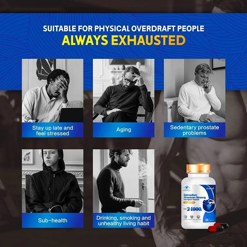 كبسولة الابيميديوم 60 قرصًا - 100% نقيًا غير جيمًا يدعم الصحة الإنجابية المنشطات الطبيعية، وتحسين الطاقة والتحمل #3