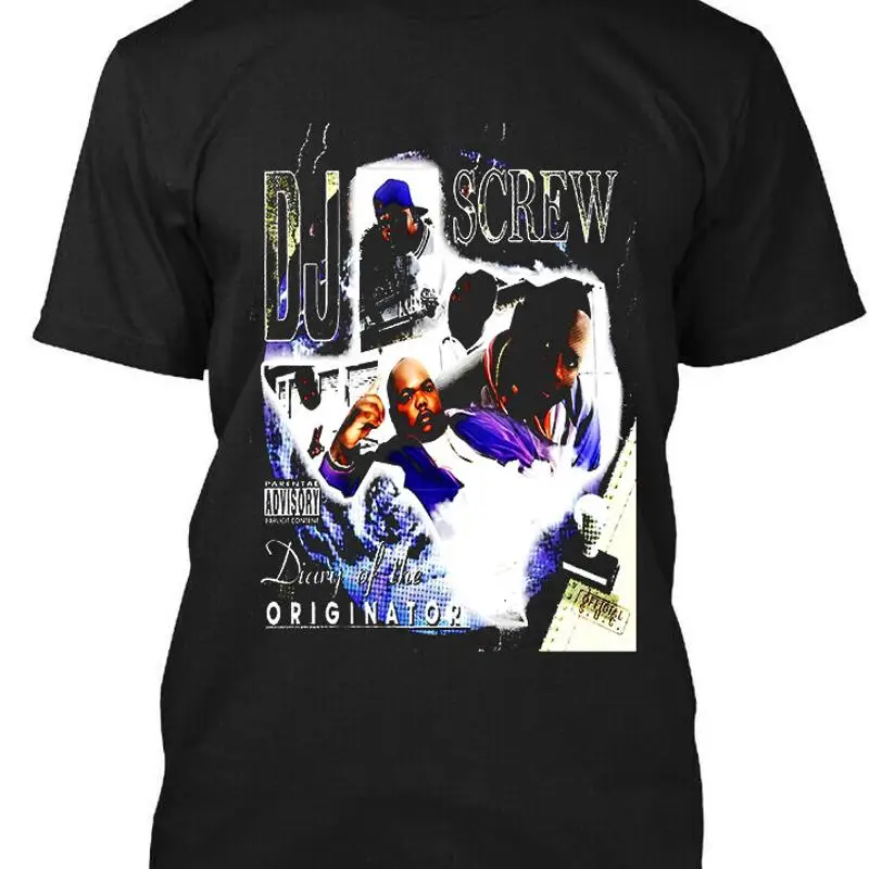 

Nwt Dj Screw Diary Of The Originator American Hip Hop Logo T Shirt Size S 4Xl