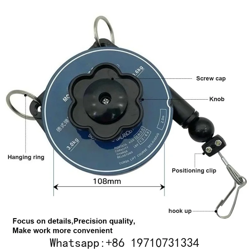 Electric Screwdriver Telescopic  Tool Holder  Crane  Tensioner Hook Spring Balancer