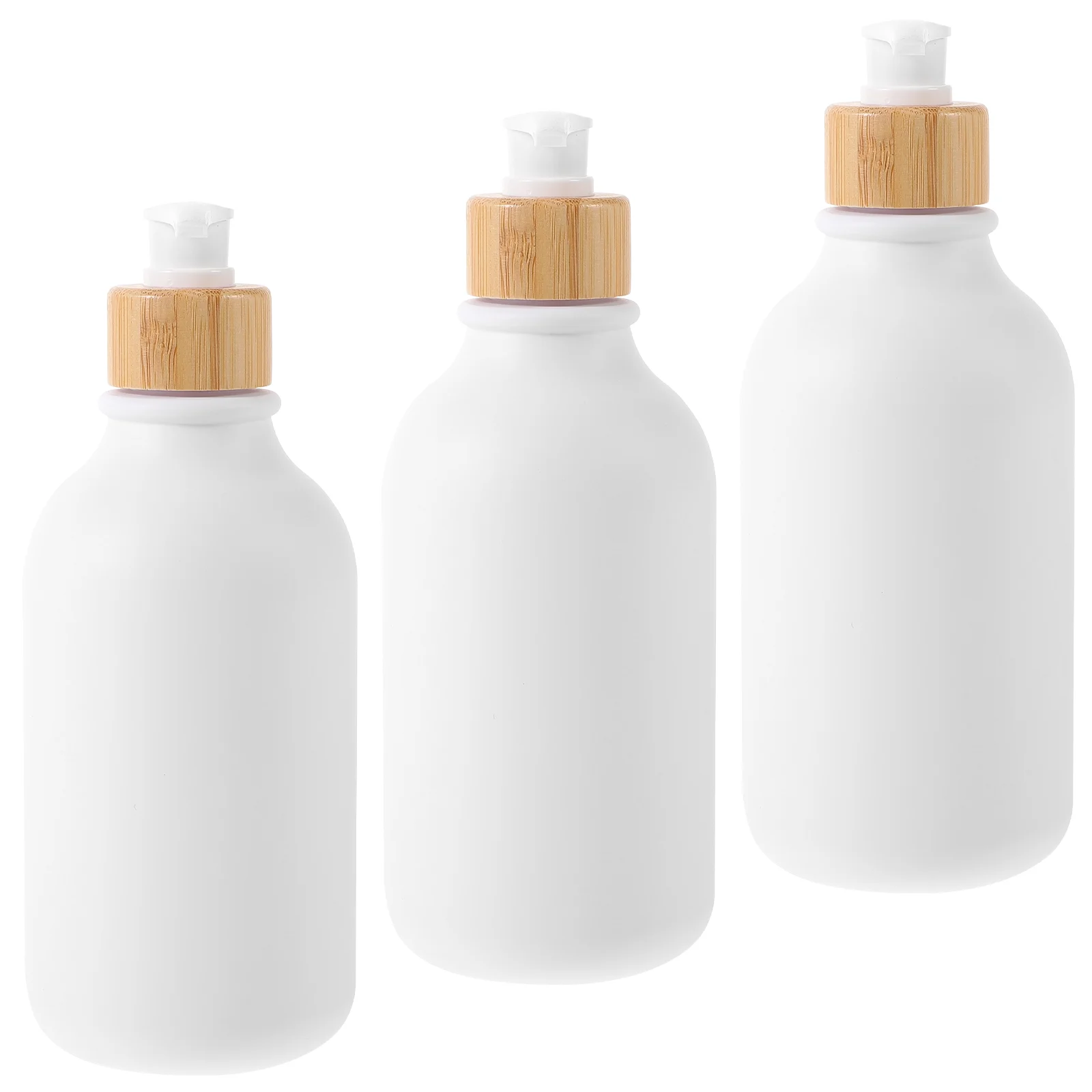 

3pcs Pump Bottles Shampoo Storage Organizer Refillable Empty Bottles Shampoo Dispensers 500ml