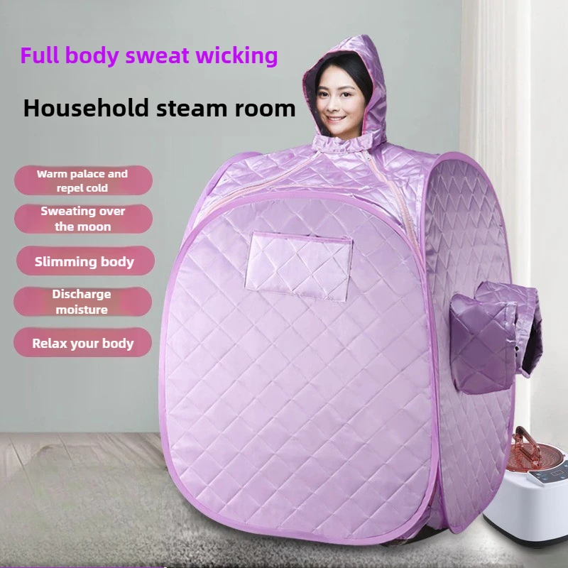 

1000W Portable Household Folding Sweat Steaming Box Single Double Sweat Fumigation Sauna Box Sweating All Over The Body