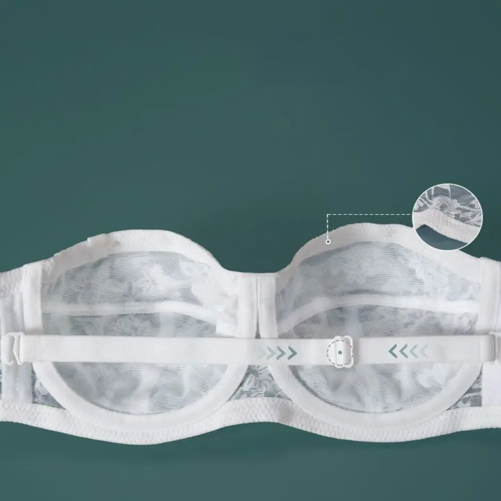 شبكة رقيقة الدانتيل شفافة الصدرية إغلاق المناسب مكافحة ترهل سلس غير مرئية الصدرية للصدمات الملابس الداخلية رفع الملابس الداخلية النساء