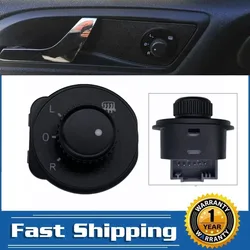 For Skoda OCT Octavia MK2 1Z 2004 - 2013 Yeti Electric Wing Mirror Switch Control Adjust Knob Button 1ZD959565 Green backlight