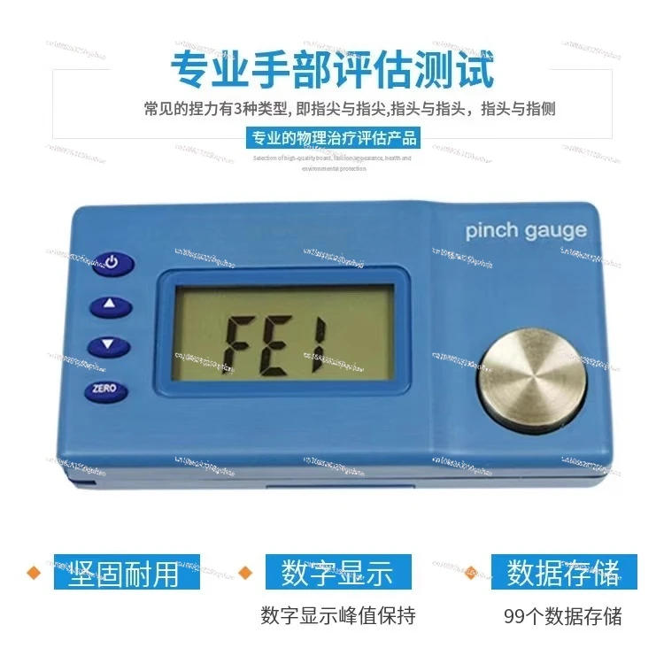 Portable Finger Muscle Strength Testing and Evaluation Instrument Electronic Mechanical Pinch Force Meter