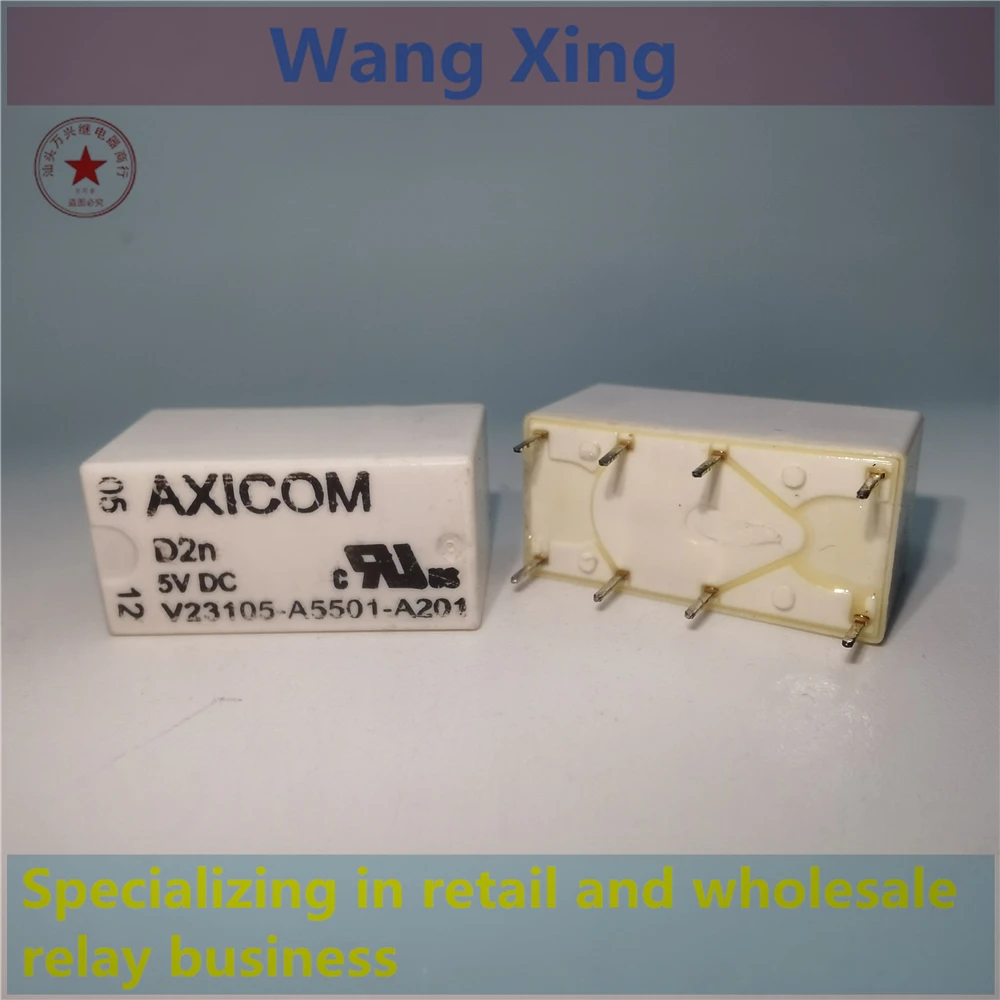 

V23105-A5305-A201 24VDC V23105-A5501-A201 5VDC Electromagnetic Power Relay 8 Pins