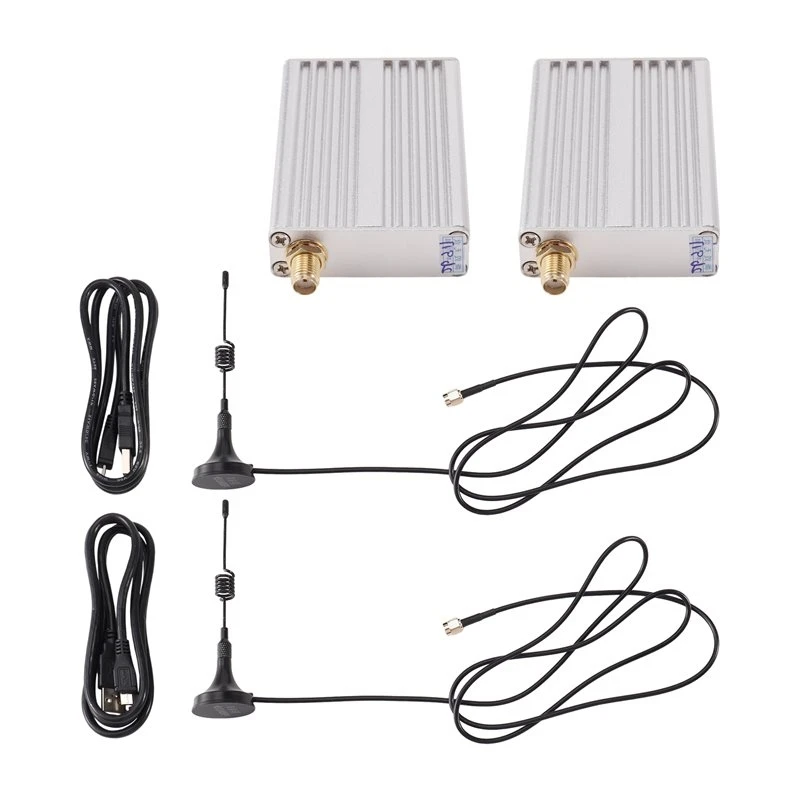 SQPP-2Pcs/Lot 3Km 433Mhz USB 500Mw Wireless Transmitter Receiver