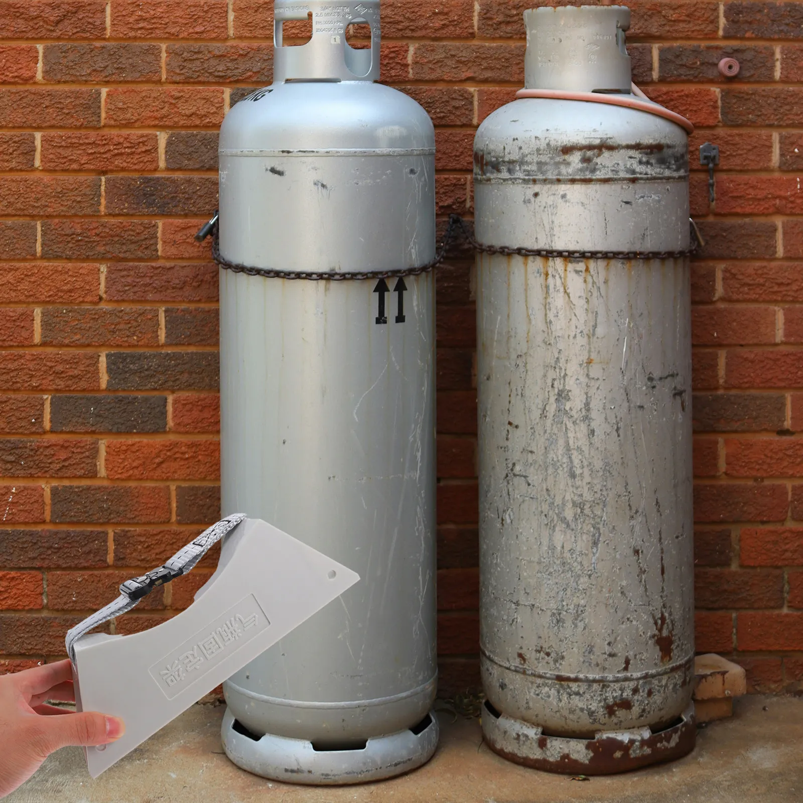 

Комплект кронштейнов для газовых баллонов: настенный держатель для пропановых баллонов, стабильное крепление для сварочных газовых баллонов, защита от опрокидывания для лабораторий