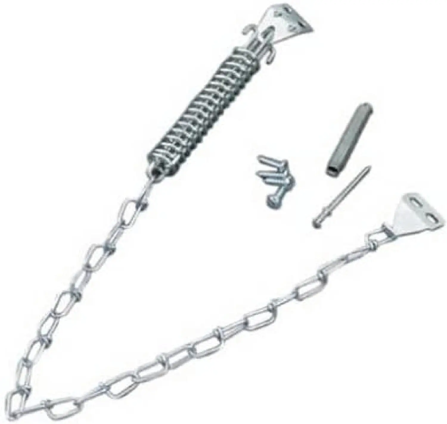 

Wind Chain for Storm Doors, Steel Screen Door Stop, Zinc, Shock Absorbing