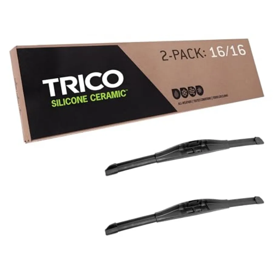 

Silicone Ceramic™ 6 and 6 Inch Automotive Replacement Windshield Wiper Blades For my Car, Super Premium All Weather Beam Blade