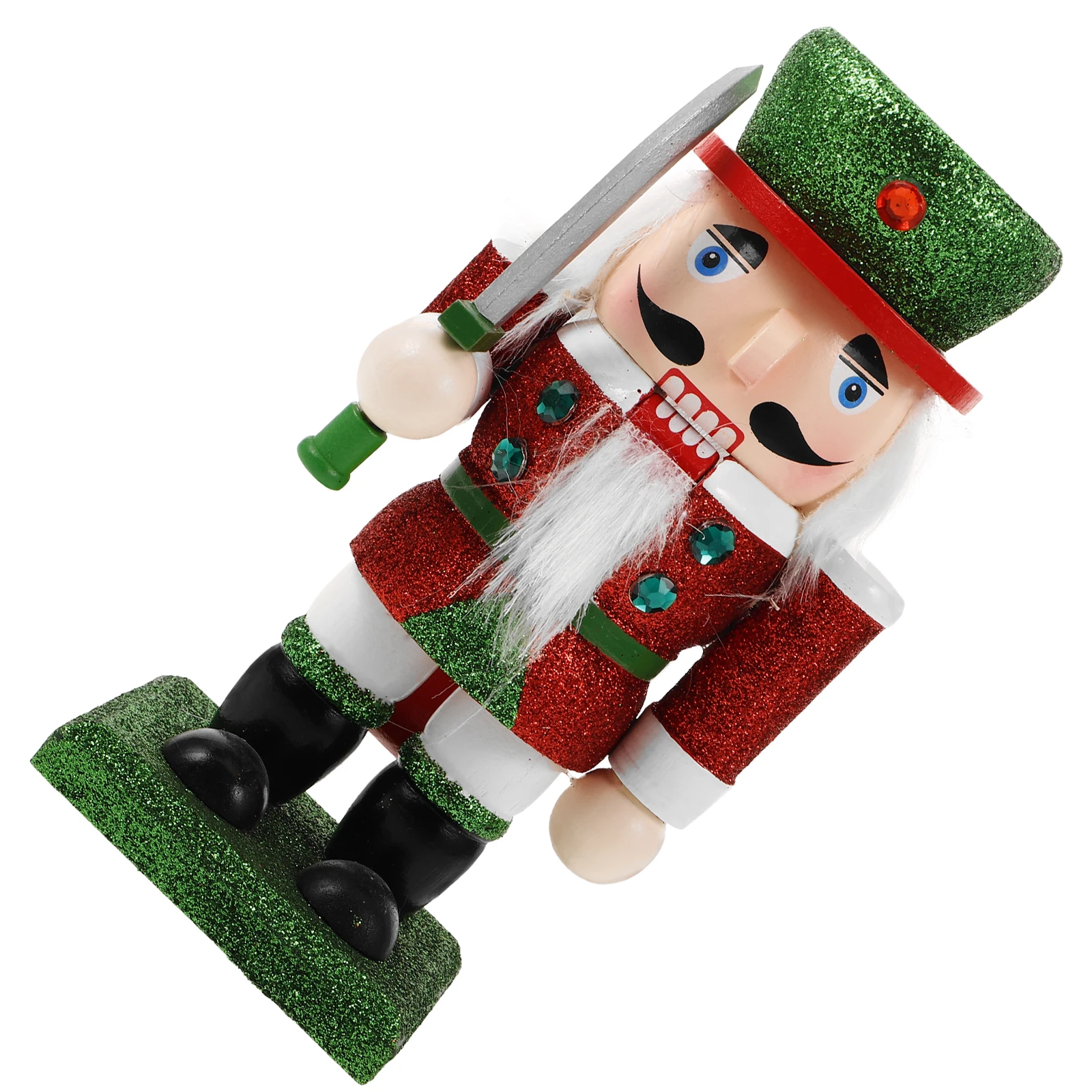 

Vintage Decor Big Nutcracker Christmas Decorations Enchanted Figures Wooden Festive