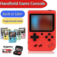 Portable Built-in 400 FC Games 8-Bit Retro Handheld Game Console Case 3.0 Inch LCD Screen Video Game Player Kids New Year Gift