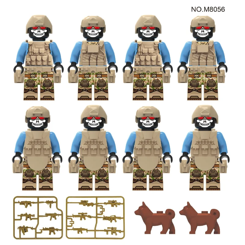 Children's Building Blocks Toy Mini Figure Humanoid Dolls Cartoon Character Birthday Gift Educational Playset for Kids