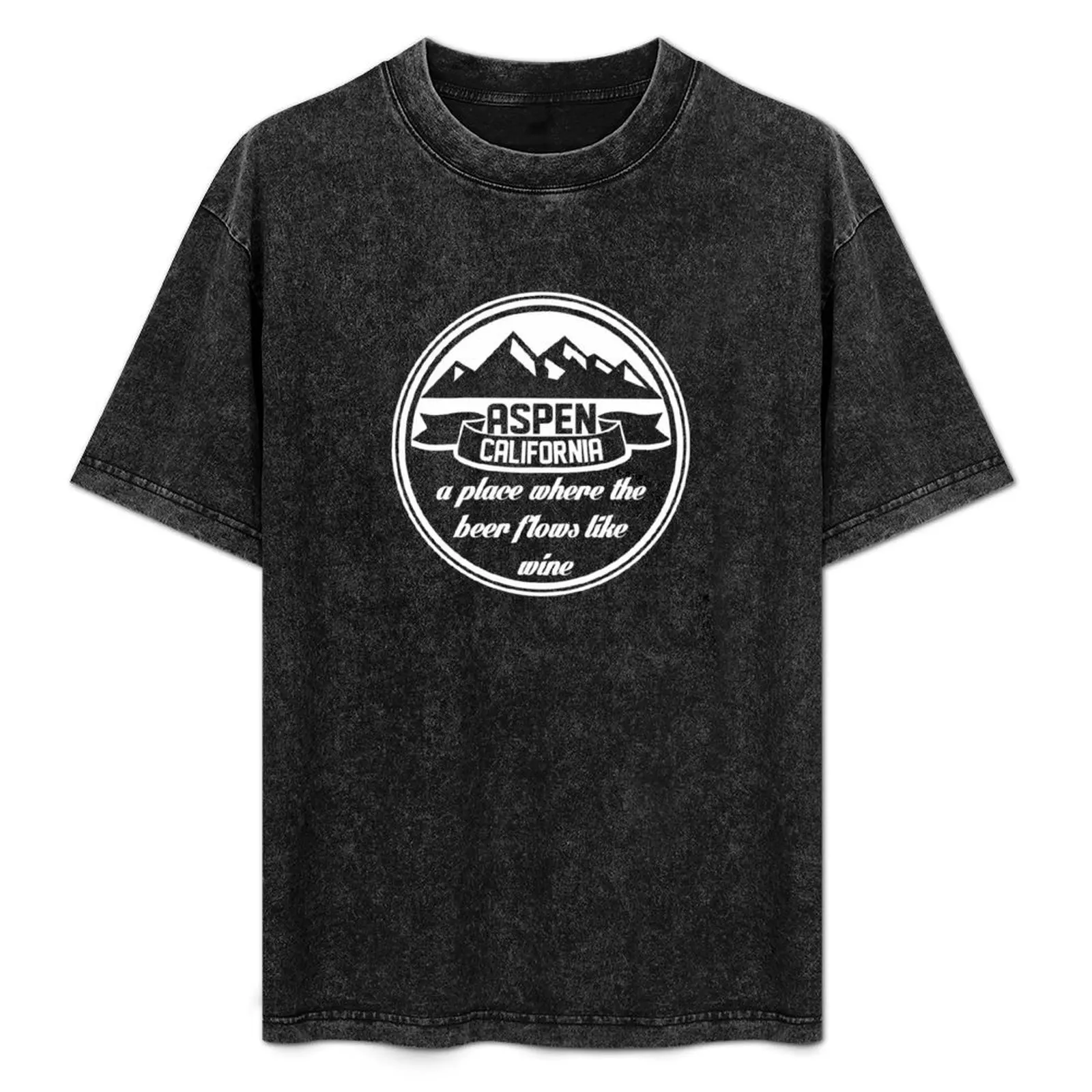 Aspen, California T-Shirt anime t shirts quick drying T-shirts for men cotton