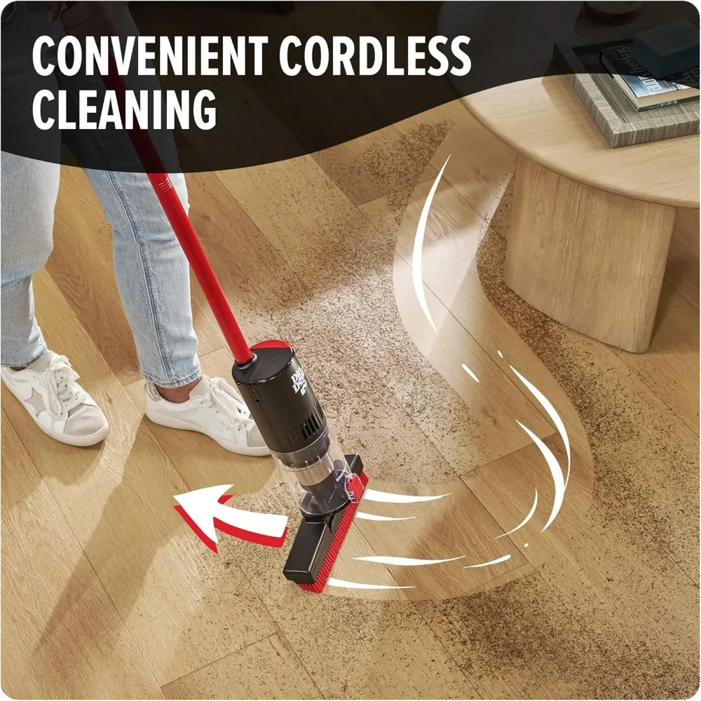 

Cordless Hard Floor Cleaner,Bagless, Clean Every Corner, Nook, Cranny and Edge, Cordless Vacuum Cleaners for Home Use