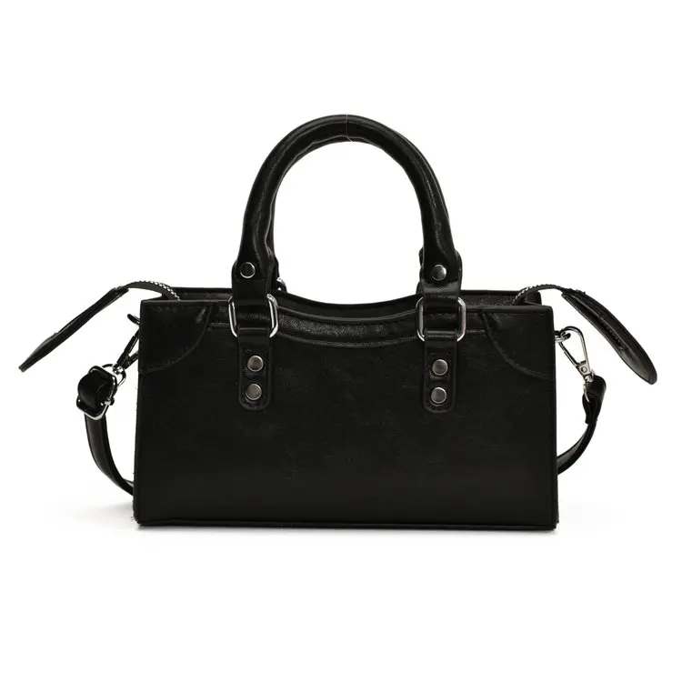 

Новая винтажная байкерская сумка 2026 года, сумка через плечо с регулируемым ремнем и верхней ручкой, минималистичная маленькая квадратная сумочка для повседневных выходов