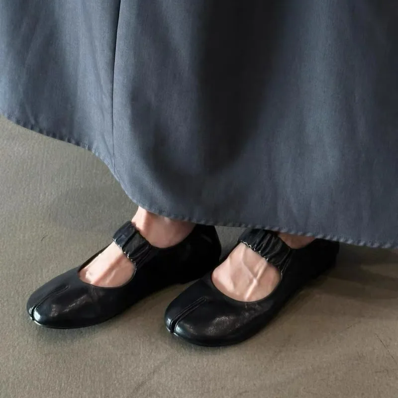

New Women's Mary Jane Shoes Exquisite Soft Leather Casual Shoes for Woman Fashion Ballet Flat Shoe Designer Shoes Zapatos Mujer