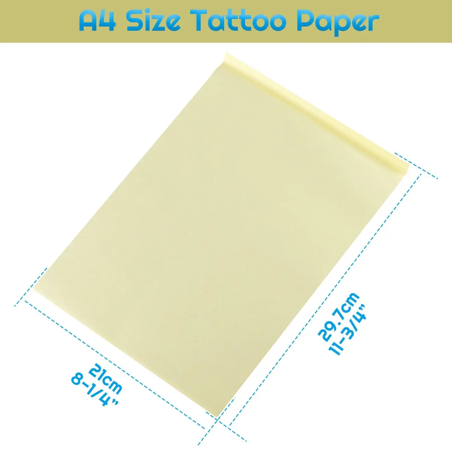 100 Sheets A4 Tattoo Transfer Paper Stencil Copy Supplies Carbon 4 Layer Thermal Paper