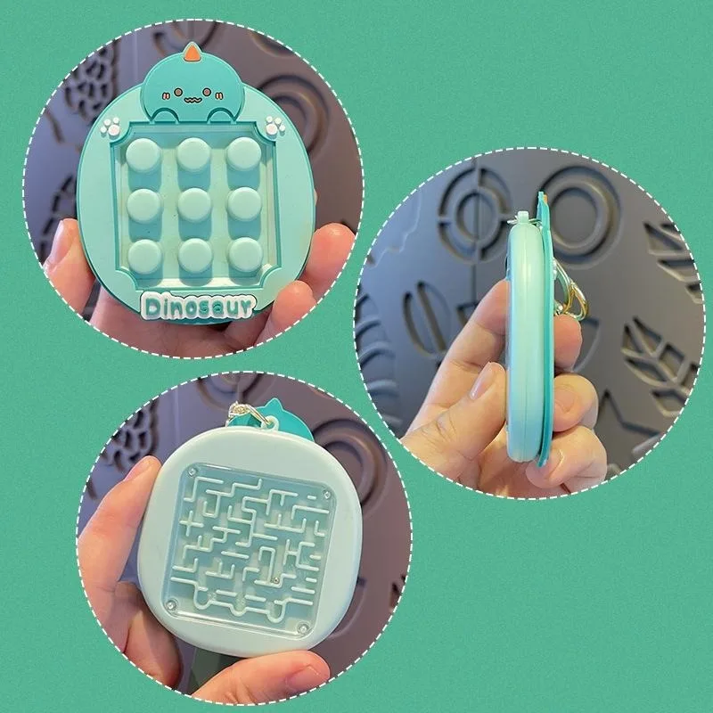 

Cute Animals Pop Fidget Toy Kneading Keychain Dinosaur Bear Rabbit Duck Vent Keychain Pendant Adult Stress Reduction Toy