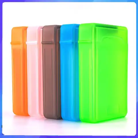 2.5 Inches SSD Hard Disk Storage Box Moistureproof Dustproof Portable Hard Drive Disk Protective Box For 2.5 Inch HDD Storage