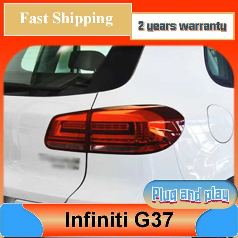 

Car Styling for VW Tiguan Taillights 2013-2016 Tiguan Tail Lamps Rear DRL Fog Brake Turn Signal Reversing
