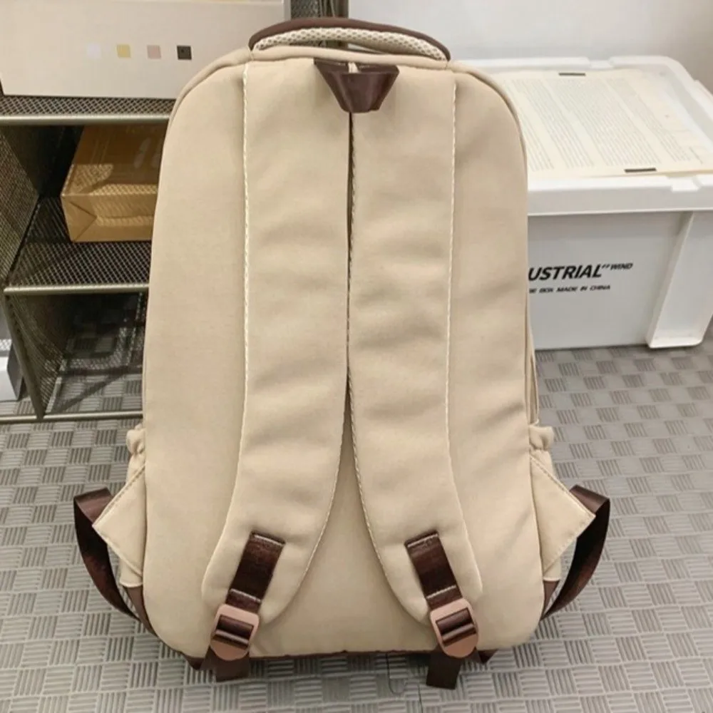 Mode Große Kapazität Casual Rucksack Mehrere Taschen Nylon Student Rucksack Verstellbare Träger Computer Rucksack Männer und Frauen