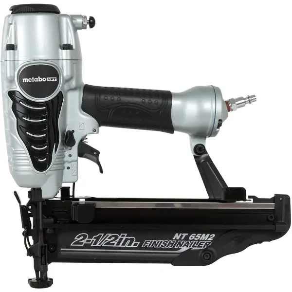 Metabo HPT Finish Nailer, Ar Integrado Duster, 16 Gauge Finish Nails, 1 "a 2", 1/2 ", 5 Anos de Garantia, NT65M2S