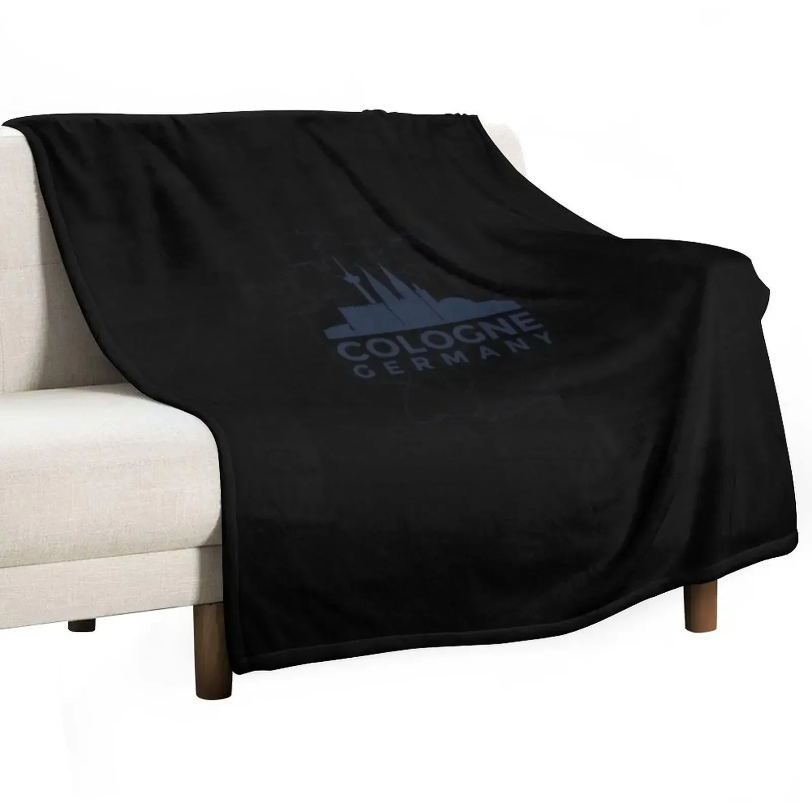 Cologne Germany Koln German Throw Blanket Retros Shaggy Soft Plush Plaid Bed linens Soft Plaid Heavy Blankets
