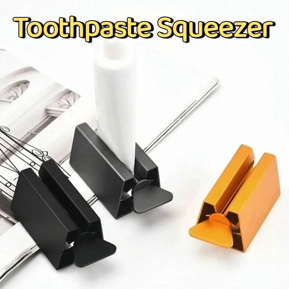 Aluminum Toothpaste Squeezer Manual Rotating Efficient Usage Toothpaste Tube Rollers Easy To Use Creative Toothpaste Dispenser