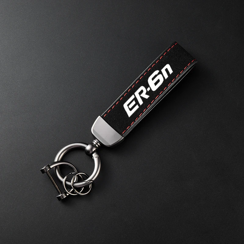 عالية الجودة الجلود الجلد المدبوغ المفاتيح دراجة نارية كيرينغ لكاواساكي ER6N ER 6N ER-6N الملحقات