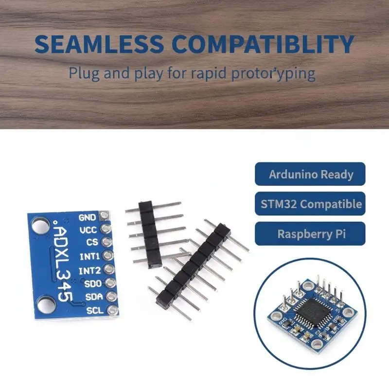 /PFU/GY-291 ADXL345 3-Axis Digital Gravity Sensor Acceleration Module IIC/SPI Transmission Module Tilt Sensor