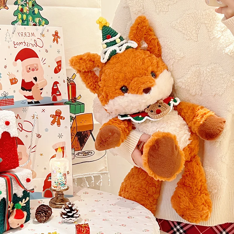 

In Stock Origianl 50cm Running Fox Plush Toy For Sleeping Birthday New Year And Christmas Gifts For Friends And Children