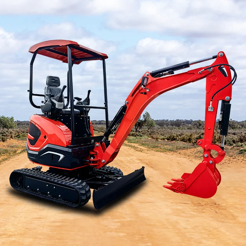 Real 1.8-Ton Small Excavator Hydraulic Pilot Crusader Customized New China Excavator for Construction