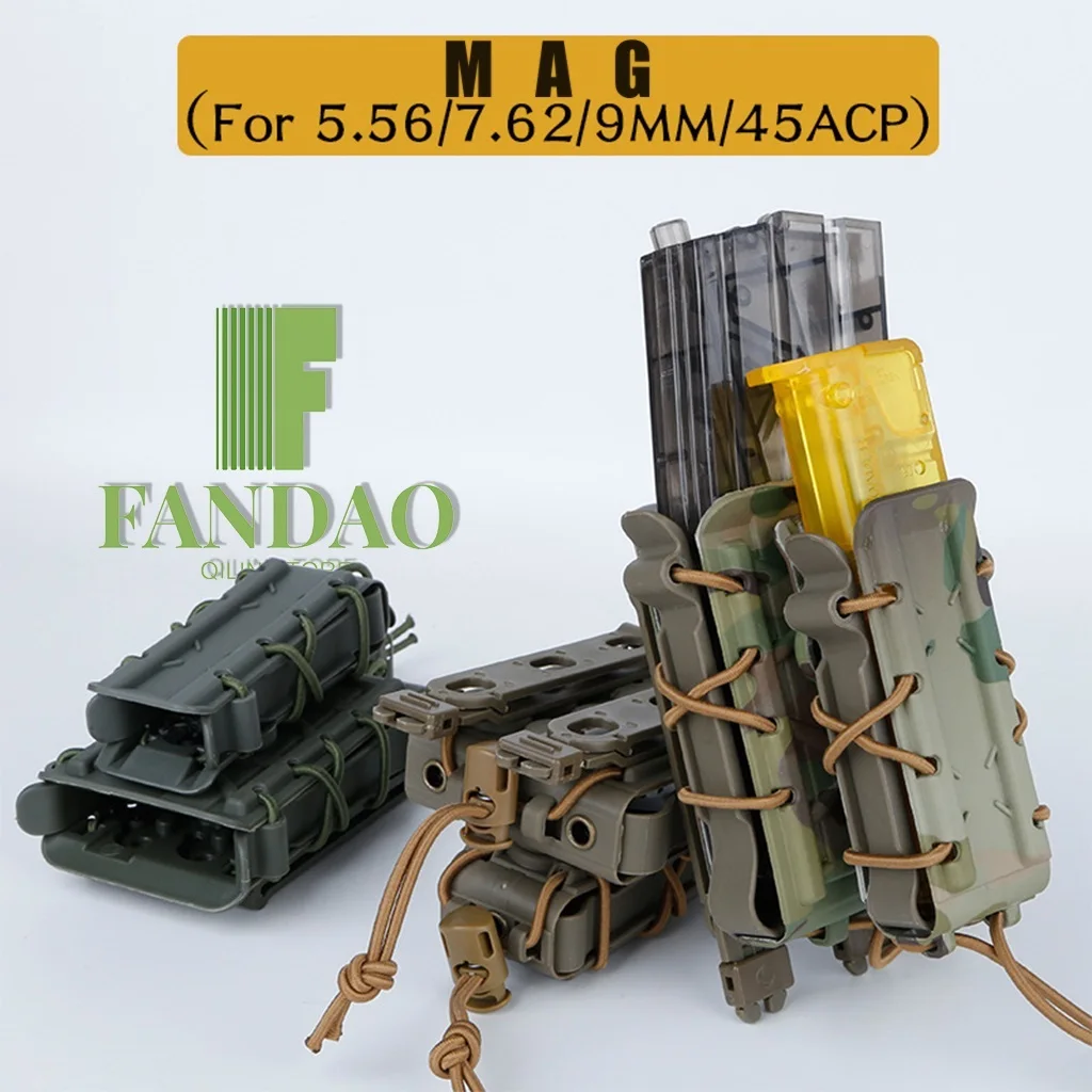 

Тактический держатель для журналов MOLLE для 45 ACP 5,56 7,62 мм, страйкбольные, FAST, 9 мм, магнитные сумки, кобура, зажимы для ремня, сумки Pop Lock