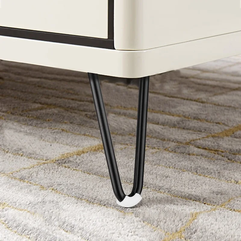 4pcs Furniture Heavy Duty Metal Furniture Legs Rubber Floor Protectors Cabinet Legs Sofa Legs Dresser DIY Dresser Stand Table