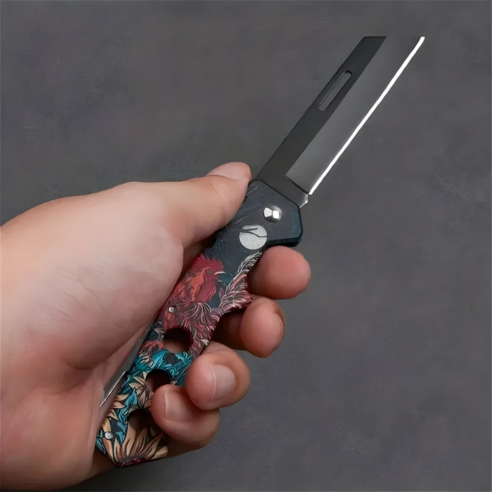 1PC,Folding Knife Stainless Steel Folding Fruit Vegetable Peeling Paring Knife Cooking knife Portable Knife Kitchen knife